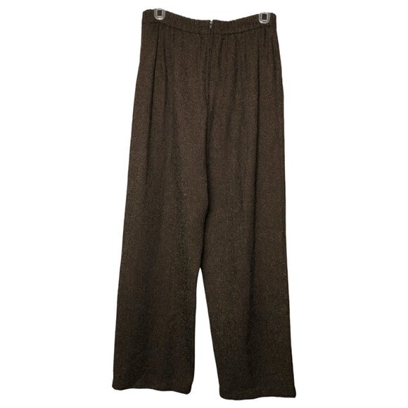 New CONNECTED PETITE - Brown & Tan Speckled 2-Piece Blazer & Pant Suit - Size12P - Picture 8 of 10